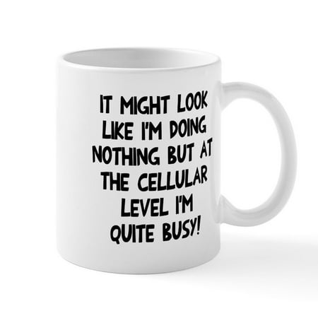 CafePress - Cellular Level Quite Busy Mug - 11 oz Ceramic Mug - Novelty Coffee Tea Cup
CafePress - Cellular Level Quite Busy Mug - 11 oz Ceramic Mug - Novelty Coffee Tea Cup
