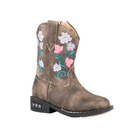 Roper Toddler Girls Dazzle Floral Lights Round Toe Casual Boots Mid Calf
Roper Toddler Girls Dazzle Floral Lights Round Toe Casual Boots Mid Calf