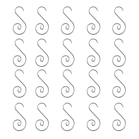JHDONG 20Pcs Lightweight Christmas Hook Wear-resistant Metal S-shaped Ornamental Hanging Hanger for Festival
JHDONG 20Pcs Lightweight Christmas Hook Wear-resistant Metal S-shaped Ornamental Hanging Hanger for Festival