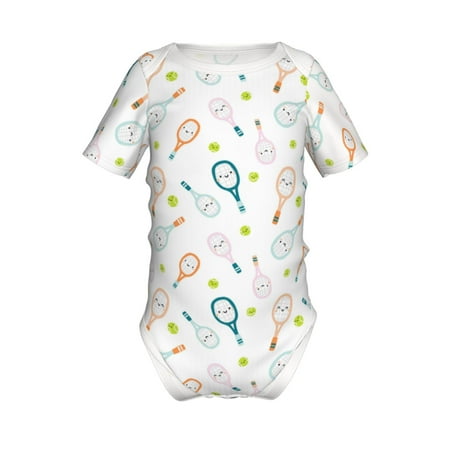 Adobk Cute Tennis Rackets Print Baby Climbing Clothes Jumpsuit Rompers Classic Rompers Child Short sleeve Bodysuits-6 Months
Adobk Cute Tennis Rackets Print Baby Climbing Clothes Jumpsuit Rompers Classic Rompers Child Short sleeve Bodysuits-6 Months