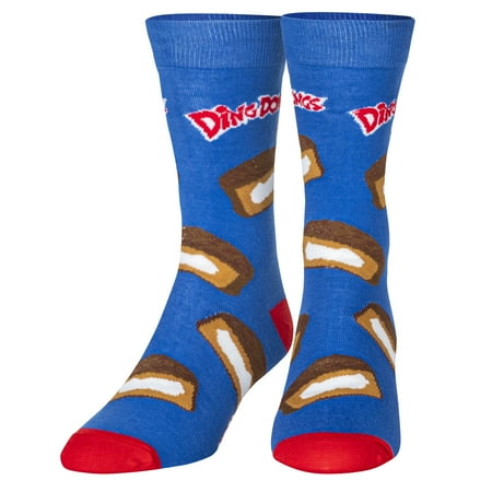 Crazy Socks Ding Dongs Fun Print Novelty Crew Socks for Men