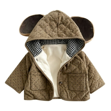 kpoplk Dress Jackets For Baby Girl Toddler Baby Boys Fleece Lined Jacket Winter Warm Hooded Cotton Padded Coat Jackets Outerwear Clothes(Coffee)
kpoplk Dress Jackets For Baby Girl Toddler Baby Boys Fleece Lined Jacket Winter Warm Hooded Cotton Padded Coat Jackets Outerwear Clothes(Coffee)