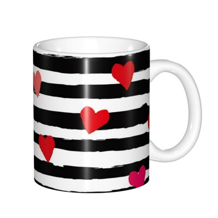 Yiaed Hearts And Lines1 Print Ceramics Coffee Large Handle Design Extra Large Tea and Coffee Cup for Office and Home Mugs
Yiaed Hearts And Lines1 Print Ceramics Coffee Large Handle Design Extra Large Tea and Coffee Cup for Office and Home Mugs