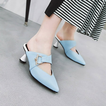 Zanvin Womens Sandals Clearance Fashionable Faux Leather Mid-heel Shoes for Ladies Summer Sandals for Women Black 35 Blue 38
Zanvin Womens Sandals Clearance Fashionable Faux Leather Mid-heel Shoes for Ladies Summer Sandals for Women Black 35 Blue 38