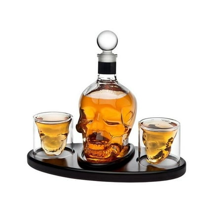 Skull Whiskey Decanter Set - 5 Piece