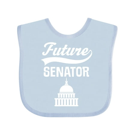 Inktastic Future Senator Kids Politics Gift Baby Boy or Baby Girl Bib