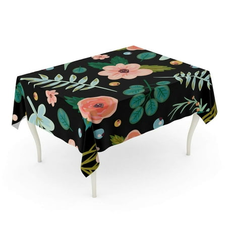 KDAGR Pattern Flowers and Leaves Valentines Day Birthday Save The Tablecloth Table Desk Cover Home Party Decor 60x104 inch
KDAGR Pattern Flowers and Leaves Valentines Day Birthday Save The Tablecloth Table Desk Cover Home Party Decor 60x104 inch
