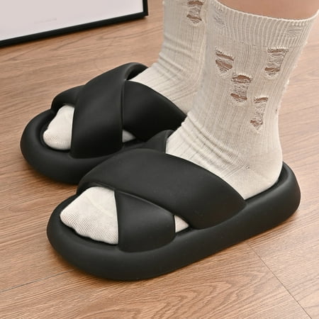 Cathalem Microwave Slippers for Women Fashion Four Seasons Women Slippers Thick Soles Non Slip Soft Women s Robe And Slipper Set Black 8
Cathalem Microwave Slippers for Women Fashion Four Seasons Women Slippers Thick Soles Non Slip Soft Women s Robe And Slipper Set Black 8
