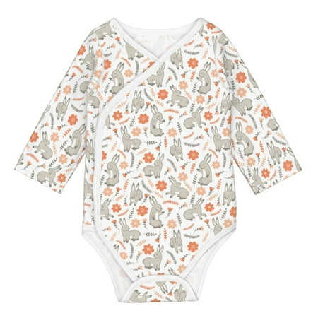 Matuu Flower Rabbit for Baby Long-Sleeve Bodysuit Soft Cotton Comfortable and Breathable Perfect for Newborns and Infants
Matuu Flower Rabbit for Baby Long-Sleeve Bodysuit Soft Cotton Comfortable and Breathable Perfect for Newborns and Infants