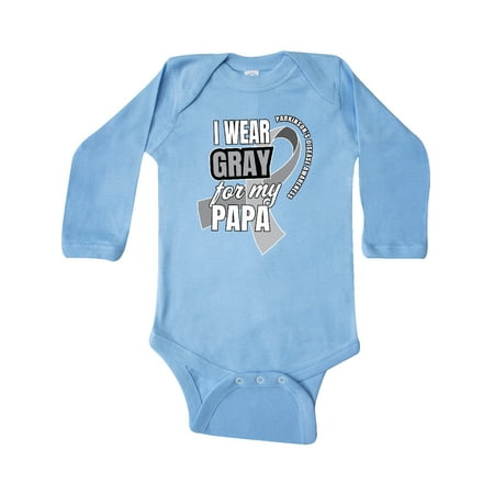 Inktastic I Wear Gray For My Papa Parkinsons Disease Awareness Gift Baby Boy or Baby Girl Long Sleeve Bodysuit
Inktastic I Wear Gray For My Papa Parkinsons Disease Awareness Gift Baby Boy or Baby Girl Long Sleeve Bodysuit