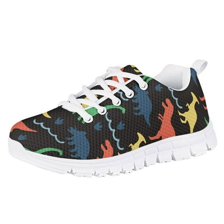 Pzuqiu Cartoon Dinosaur Shoes for Girls Sneakers Size 5 Breathable Mesh Sport Shoes Comfortable Walking Shoes Outdoor Athletic Shoes 
Pzuqiu Cartoon Dinosaur Shoes for Girls Sneakers Size 5 Breathable Mesh Sport Shoes Comfortable Walking Shoes Outdoor Athletic Shoes