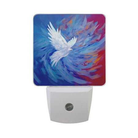 Bird on Abstract Night Light LED Dusk to Dawn Auto Sensor Night Lamp Plug-in Nightlight for Bedroom Hallway Kitchen 2 PCs
Bird on Abstract Night Light LED Dusk to Dawn Auto Sensor Night Lamp Plug-in Nightlight for Bedroom Hallway Kitchen 2 PCs