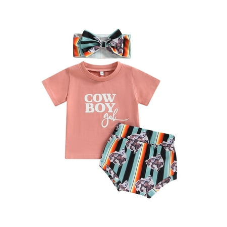 Liliz Baby Girls Shorts Set Short Sleeve Letters Print T-shirt Striped Horse Print Shorts with Bowknot Hairband
Liliz Baby Girls Shorts Set Short Sleeve Letters Print T-shirt Striped Horse Print Shorts with Bowknot Hairband