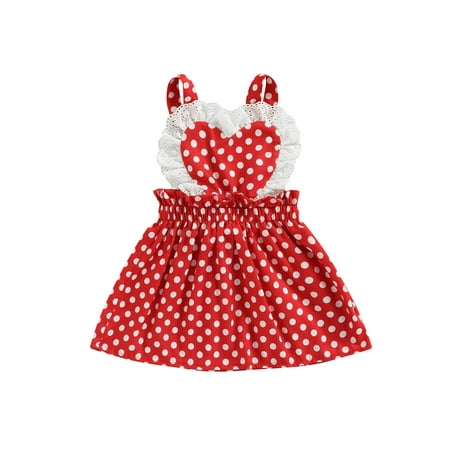 CenturyX Cute Kids Girls Summer Casual Dress Dots Printed Sleeveless Patchwork Dress Princess Girl Birthday party Dress Red 12-18 Months
CenturyX Cute Kids Girls Summer Casual Dress Dots Printed Sleeveless Patchwork Dress Princess Girl Birthday party Dress Red 12-18 Months