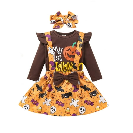 PBaeM Baby Girls Letter Print Long Sleeve Romper Elastic Waist Skorts Bow Headband 3Pcs Outfits Sets
PBaeM Baby Girls Letter Print Long Sleeve Romper Elastic Waist Skorts Bow Headband 3Pcs Outfits Sets