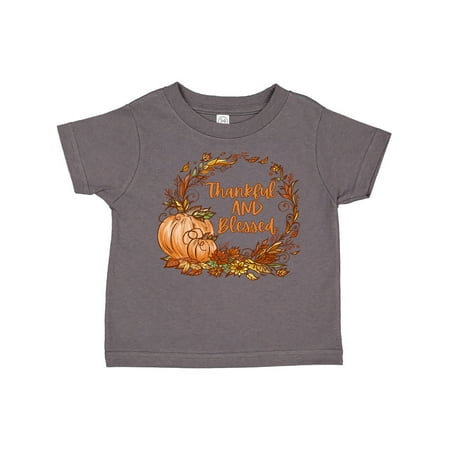 Inktastic Thankful and Blessed Pumpkins with Autumn Leaves Gift Toddler Boy or Toddler Girl T-Shirt
Inktastic Thankful and Blessed Pumpkins with Autumn Leaves Gift Toddler Boy or Toddler Girl T-Shirt