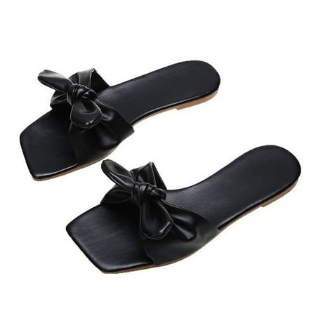 EQWLJWE Women Ladies Girls Flat Bowknot Casual Sandals Slippers Beach Shoes Women s Slippers Holiday Clearance
EQWLJWE Women Ladies Girls Flat Bowknot Casual Sandals Slippers Beach Shoes Women s Slippers Holiday Clearance