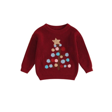 Wilcliar Baby Boys Girls Christmas Sweater Long Sleeve Tree Warm Knit Pullover Winter Warm Tops
Wilcliar Baby Boys Girls Christmas Sweater Long Sleeve Tree Warm Knit Pullover Winter Warm Tops