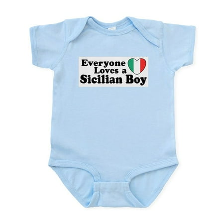 CafePress - Everyone Loves A Sicilian Boy Infant Bodysuit - Baby Light Bodysuit Size Newborn - 24 Months
CafePress - Everyone Loves A Sicilian Boy Infant Bodysuit - Baby Light Bodysuit Size Newborn - 24 Months