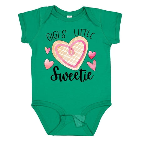 Inktastic Gigi s Little Sweetie with Pink Heart Cookie Gift Baby Boy or Baby Girl Bodysuit
Inktastic Gigi s Little Sweetie with Pink Heart Cookie Gift Baby Boy or Baby Girl Bodysuit