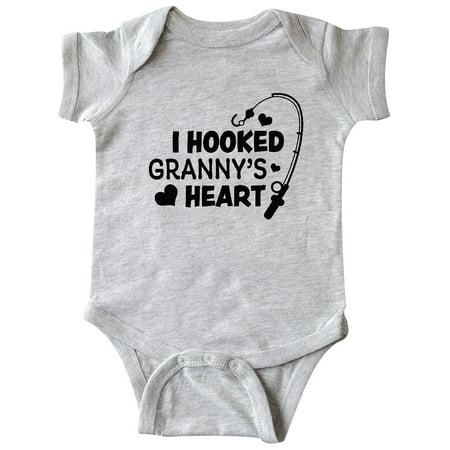 Inktastic I Hooked Granny s Heart with Fishing Rod Gift Baby Boy or Baby Girl Bodysuit
Inktastic I Hooked Granny s Heart with Fishing Rod Gift Baby Boy or Baby Girl Bodysuit