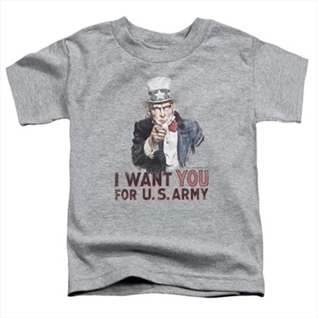 Army-I Want You - Short Sleeve Toddler Tee- Athletic Heather - Medium 3T
Army-I Want You - Short Sleeve Toddler Tee- Athletic Heather - Medium 3T
