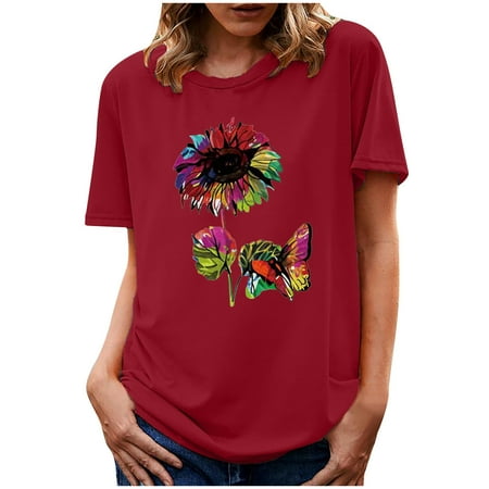 Ziloco Short Sleeve Round-Neck Blouses & Shirts Women s Casual Sexy Fashion Summer Round-Neck T-Shirt Printed Short Sleeve Tops Blouse wo4835top Corset Top
Ziloco Short Sleeve Round-Neck Blouses & Shirts Women s Casual Sexy Fashion Summer Round-Neck T-Shirt Printed Short Sleeve Tops Blouse wo4835top Corset Top