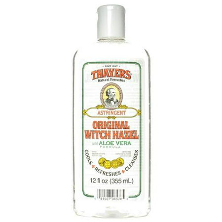 Thayers Witch Hazel with Aloe Vera, Original Astringent 12 oz (Pack of 6)