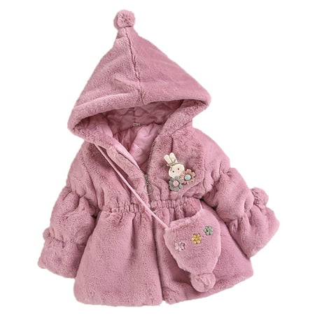 TAIAOJING Toddler Cute Jacket Kids Baby Girls Winter Warm Thick Cotton Long Sleeve Hooded Bag Clothes Coat Warm Outwear 1-2 Years
TAIAOJING Toddler Cute Jacket Kids Baby Girls Winter Warm Thick Cotton Long Sleeve Hooded Bag Clothes Coat Warm Outwear 1-2 Years