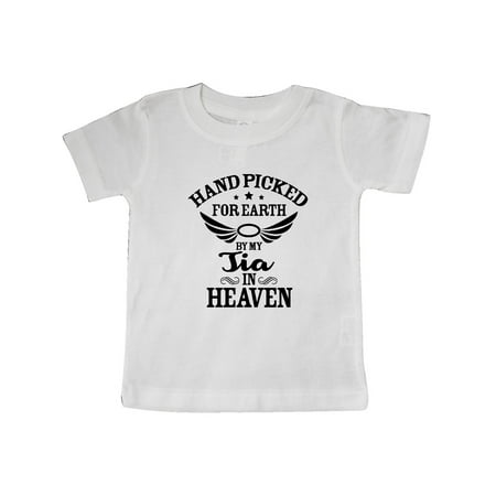 Inktastic Handpicked for Earth By My Tia in Heaven with Angel WIngs Gift Baby Boy or Baby Girl T-Shirt
Inktastic Handpicked for Earth By My Tia in Heaven with Angel WIngs Gift Baby Boy or Baby Girl T-Shirt