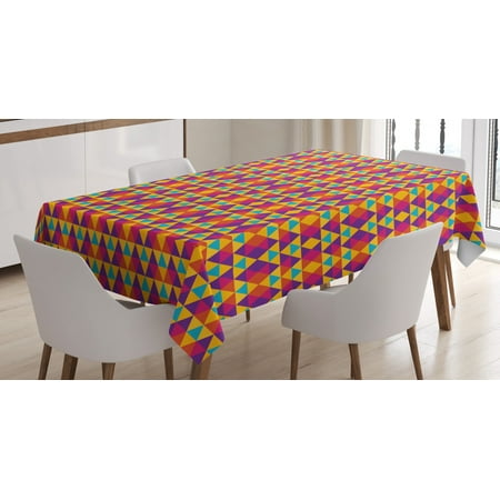 Geometric Tablecloth Abstract Rhombus and Triangles Colorful Geometric Illustration Grid Style Mosaic Rectangular Table Cover for Dining Room Kitchen 60 X 90 Multicolor by Ambesonne
Geometric Tablecloth Abstract Rhombus and Triangles Colorful Geometric Illustration Grid Style Mosaic Rectangular Table Cover for Dining Room Kitchen 60 X 90 Multicolor by Ambesonne