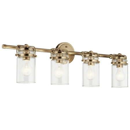 Kichler 45690 Brinley 4 Light 33 Wide Bathroom Vanity Light - Bronze