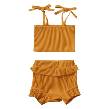 Fesfesfes Toddler Kids Baby Girls Solid Ribbed Strapless Tops Tee Ruffles Shorts Outfits
Fesfesfes Toddler Kids Baby Girls Solid Ribbed Strapless Tops Tee Ruffles Shorts Outfits