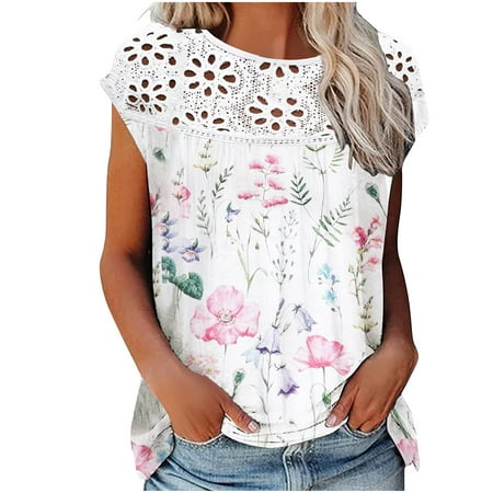 White Blouse for Women Corset Tops for Women Floral Women Crewneck Solid Color T-shirts Fashion Lace Comfortable Female Blouses Tops Short Sleeve Maternity Shirts White M
White Blouse for Women Corset Tops for Women Floral Women Crewneck Solid Color T-shirts Fashion Lace Comfortable Female Blouses Tops Short Sleeve Maternity Shirts White M