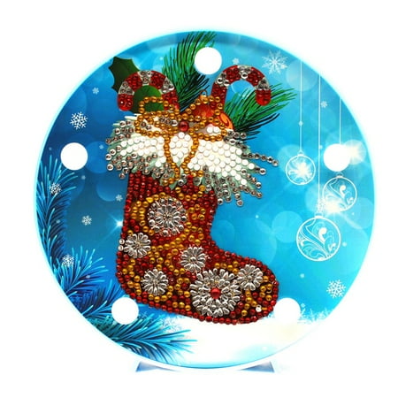 Christmas Gift with LED Light DIY Full Drill Diamond Painting Light Bedroom Night Lamp Home Desk Decorative Animal Night B
Christmas Gift with LED Light DIY Full Drill Diamond Painting Light Bedroom Night Lamp Home Desk Decorative Animal Night B