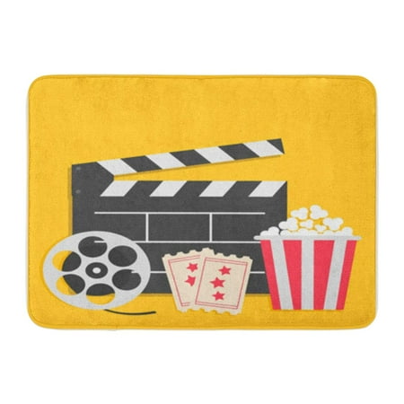 KDAGR Big Movie Reel Open Clapper Board Popcorn Box Ticket Doormat Floor Rug Bath Mat 23.6x15.7 inch
KDAGR Big Movie Reel Open Clapper Board Popcorn Box Ticket Doormat Floor Rug Bath Mat 23.6x15.7 inch