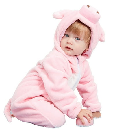 EHTMSAK Newborn Infant Baby Toddler Long Sleeve Hooded Jumpsuit for Girl Boy Winter Warm Fleece Clothes Romper Pink 0-24M 90
EHTMSAK Newborn Infant Baby Toddler Long Sleeve Hooded Jumpsuit for Girl Boy Winter Warm Fleece Clothes Romper Pink 0-24M 90