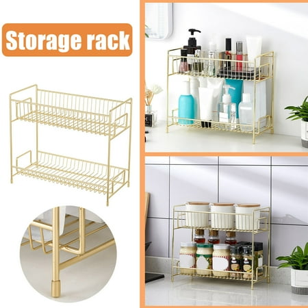 Vikudaty 2-Tier Cabinet Storage Rack Suitable For Kitchen/Bathroom Countertop Storage 2022 home decor
Vikudaty 2-Tier Cabinet Storage Rack Suitable For Kitchen/Bathroom Countertop Storage 2022 home decor