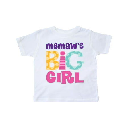Inktastic Memaw Big Girl Gift Toddler Toddler Girl T-Shirt
Inktastic Memaw Big Girl Gift Toddler Toddler Girl T-Shirt