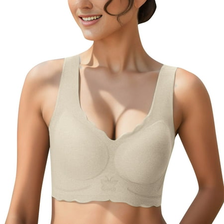 Fabiurt Women s Bra Womens No Steel Ring French Underwear Big Open Back Beautiful Back U Shaped Bra Summer Ultra Thin Bud Bra Beige
Fabiurt Women s Bra Womens No Steel Ring French Underwear Big Open Back Beautiful Back U Shaped Bra Summer Ultra Thin Bud Bra Beige