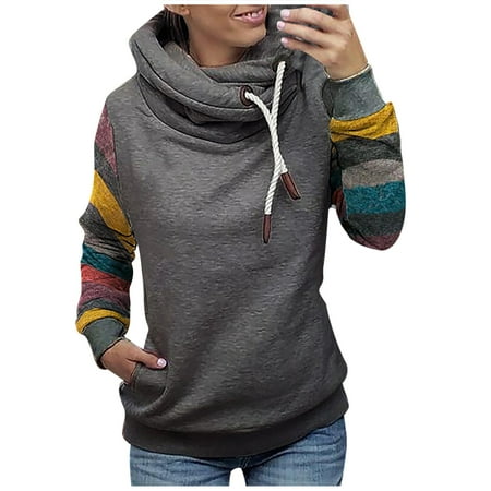 Hoodies Womens Long Sleeve Plus Size Casual Drawstring Pullover Tops Color Block Hooded Sweatshirts
Hoodies Womens Long Sleeve Plus Size Casual Drawstring Pullover Tops Color Block Hooded Sweatshirts