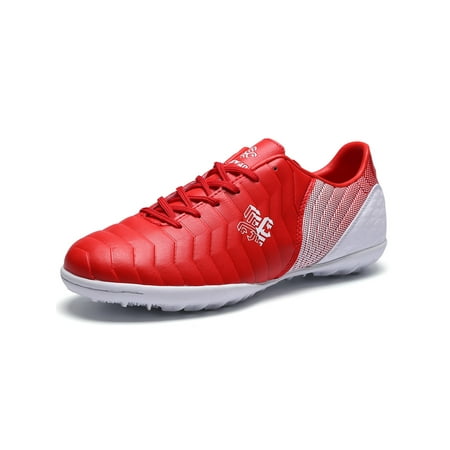 Avamo Girls Sports Breathable Cleats Training Sneaker Outdoor Lightweight Sneakers Non Slip Round Toe Football Shoes Red White 5.5Y
Avamo Girls Sports Breathable Cleats Training Sneaker Outdoor Lightweight Sneakers Non Slip Round Toe Football Shoes Red White 5.5Y