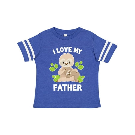 Inktastic Cute Sloth I Love My Father with Green Leaves Gift Toddler Boy or Toddler Girl T-Shirt
Inktastic Cute Sloth I Love My Father with Green Leaves Gift Toddler Boy or Toddler Girl T-Shirt