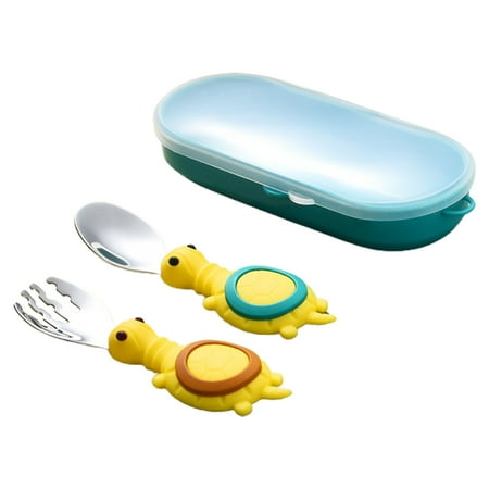 iaksohdu 1 Set Toddler Spoon Food Grade Rust-proof Steel BPA Free Infant Cartoon Fork Spoon Set for Home
iaksohdu 1 Set Toddler Spoon Food Grade Rust-proof Steel BPA Free Infant Cartoon Fork Spoon Set for Home