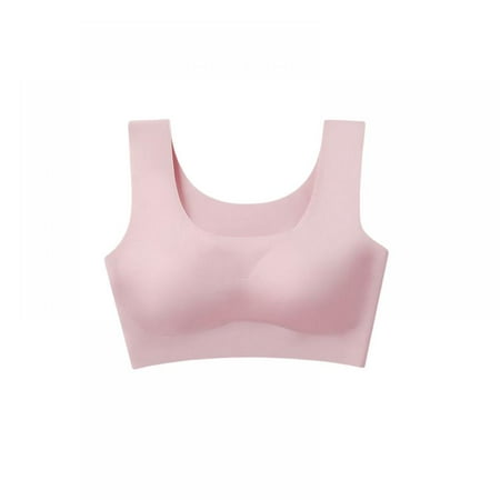 Seamless Bras for Women Wireless Bra Lightly No-Underwire Design Low-Impact Sports Bras Comfy Daily Bra Pink S
Seamless Bras for Women Wireless Bra Lightly No-Underwire Design Low-Impact Sports Bras Comfy Daily Bra Pink S