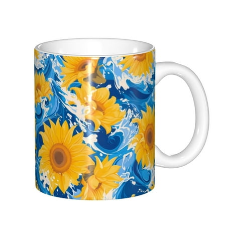 Yiaed Blue Ocean Wave Sunflower Print Ceramics Coffee Large Handle Design Extra Large Tea and Coffee Cup for Office and Home Mugs
Yiaed Blue Ocean Wave Sunflower Print Ceramics Coffee Large Handle Design Extra Large Tea and Coffee Cup for Office and Home Mugs