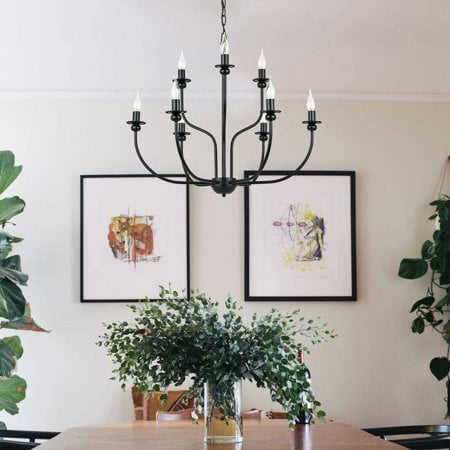 Metal Chandelier Candle Pendant Light Lamp Ceiling Lighting Fixture Black Retro Rustic Farmhouse Chandelier Kitchen Island Ceiling Light Pendant Lamp Fixture Retro Industrial Candle Chandelier
Metal Chandelier Candle Pendant Light Lamp Ceiling Lighting Fixture Black Retro Rustic Farmhouse Chandelier Kitchen Island Ceiling Light Pendant Lamp Fixture Retro Industrial Candle Chandelier