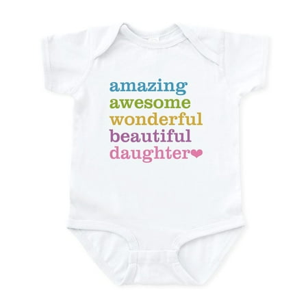 CafePress - Amazing Daughter Infant Bodysuit - Baby Light Bodysuit Size Newborn - 24 Months
CafePress - Amazing Daughter Infant Bodysuit - Baby Light Bodysuit Size Newborn - 24 Months