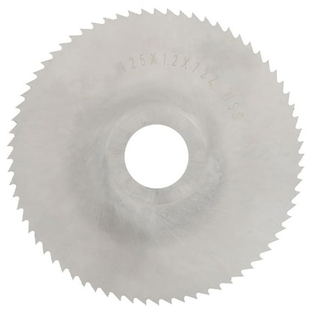 High Speed Steel Circular Saw Blade - 125x1.2x27x72 Teeth Disc Cutting Milling Cutter Tool
High Speed Steel Circular Saw Blade - 125x1.2x27x72 Teeth Disc Cutting Milling Cutter Tool