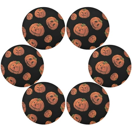 Coolnut Halloween Pumpkin Round Placemats Set of 6 Non-Slip Heat Resistant Washable Table Mats for Kitchen Dining Table Decoration 15.4 Inch
Coolnut Halloween Pumpkin Round Placemats Set of 6 Non-Slip Heat Resistant Washable Table Mats for Kitchen Dining Table Decoration 15.4 Inch